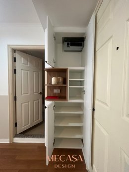 คอนโด ลุมพินีเพลส พหลสะพานควาย | งานออกแบบและตกแต่งภายใน พร้อมติดตั้งบิวท์อินเฟอร์นิเจอร์ครบวงจร