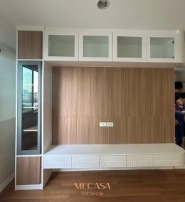 คอนโด ลุมพินีเพลส พหลสะพานควาย | งานออกแบบและตกแต่งภายใน พร้อมติดตั้งบิวท์อินเฟอร์นิเจอร์ครบวงจร