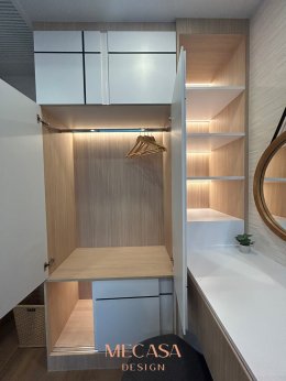 Supalai Oriental 39 | งานออกแบบและตกแต่งภายใน พร้อมติดตั้งบิวท์อินเฟอร์นิเจอร์ครบวงจร