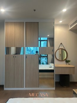 Supalai Oriental 39 | งานออกแบบและตกแต่งภายใน พร้อมติดตั้งบิวท์อินเฟอร์นิเจอร์ครบวงจร