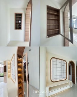 หมู่บ้านภัสรสร วงแหวน-รามอินทรา | งานออกแบบและตกแต่งภายใน พร้อมติดตั้งบิวท์อินเฟอร์นิเจอร์ครบวงจร