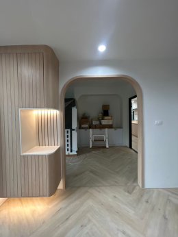 หมู่บ้านฟ้า กรีนเนอรี่ นีโอลารังสิตคลอง2 | งานออกแบบและตกแต่งภายใน พร้อมติดตั้งบิวท์อินเฟอร์นิเจอร์ครบวงจร