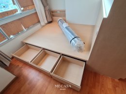 คอนโด The president สาทร ราชพฤกษ์ | งานออกแบบและตกแต่งภายใน พร้อมติดตั้งบิวท์อินเฟอร์นิเจอร์ครบวงจร