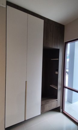 โครงการบ้านนินญา ราชพฤกษ์ อ.ปากเกร็ด นนทบุรี | งานออกแบบและตกแต่งภายใน พร้อมติดตั้งบิวท์อินเฟอร์นิเจอร์ครบวงจร