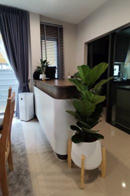 โครงการบ้านนินญา ราชพฤกษ์ อ.ปากเกร็ด นนทบุรี | งานออกแบบและตกแต่งภายใน พร้อมติดตั้งบิวท์อินเฟอร์นิเจอร์ครบวงจร