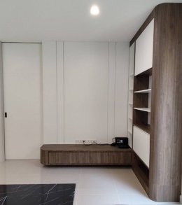 โครงการบ้านนินญา ราชพฤกษ์ อ.ปากเกร็ด นนทบุรี | งานออกแบบและตกแต่งภายใน พร้อมติดตั้งบิวท์อินเฟอร์นิเจอร์ครบวงจร