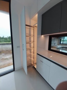 คูบางหลวง อ.ลาดหลุมแก้ว จ.ปทุมธานี | งานออกแบบและตกแต่งภายใน พร้อมติดตั้งบิวท์อินเฟอร์นิเจอร์ครบวงจร