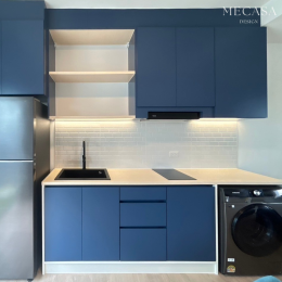 วิลลาจจิโอ สุขสวัสดิ์-ประชาอุทิศ | งานออกแบบและตกแต่งภายใน พร้อมติดตั้งบิวท์อินเฟอร์นิเจอร์ครบวงจร