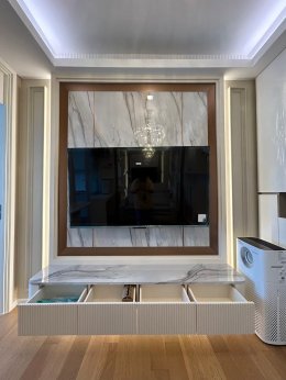 คอนโด The saint residences  | งานออกแบบและตกแต่งภายใน พร้อมติดตั้งบิวท์อินเฟอร์นิเจอร์ครบวงจร