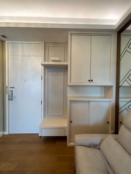 คอนโด The saint residences  | งานออกแบบและตกแต่งภายใน พร้อมติดตั้งบิวท์อินเฟอร์นิเจอร์ครบวงจร