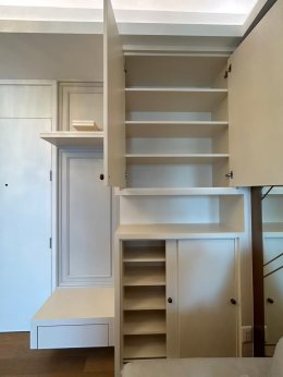 คอนโด The saint residences  | งานออกแบบและตกแต่งภายใน พร้อมติดตั้งบิวท์อินเฟอร์นิเจอร์ครบวงจร