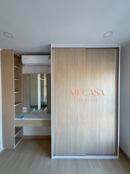 คอนโด วาแรนด้ารามคำแหง | งานออกแบบและตกแต่งภายใน พร้อมติดตั้งบิวท์อินเฟอร์นิเจอร์ครบวงจร