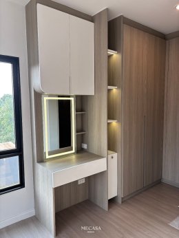 หมู่บ้านอณาสิริรังสิต| งานออกแบบและตกแต่งภายใน พร้อมติดตั้งบิวท์อินเฟอร์นิเจอร์ครบวงจร