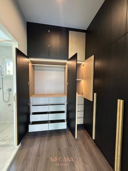 หมู่บ้านมัณฑนามอเตอร์เวอร์กรุงเทพกรีฑา | งานออกแบบและตกแต่งภายใน พร้อมติดตั้งบิวท์อินเฟอร์นิเจอร์ครบวงจร