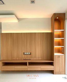 หมู่บ้านมัณฑนามอเตอร์เวอร์กรุงเทพกรีฑา | งานออกแบบและตกแต่งภายใน พร้อมติดตั้งบิวท์อินเฟอร์นิเจอร์ครบวงจร