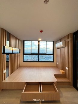 คอนโด Ideo จรัญ 70-ริเวอร์วิว | งานออกแบบและตกแต่งภายใน พร้อมติดตั้งบิวท์อินเฟอร์นิเจอร์ครบวงจร