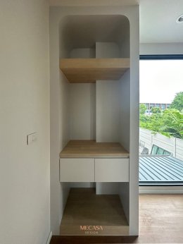 คอนโด บ้านกลางเมืองสาทรสุขสวัสดิ์ | งานออกแบบและตกแต่งภายใน พร้อมติดตั้งบิวท์อินเฟอร์นิเจอร์ครบวงจร