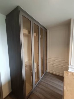 คอนโด สาทรวงเวียนใหญ่ | งานออกแบบและตกแต่งภายใน พร้อมติดตั้งบิวท์อินเฟอร์นิเจอร์ครบวงจร