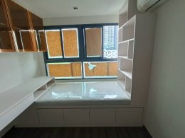 คอนโด สาทรวงเวียนใหญ่ | งานออกแบบและตกแต่งภายใน พร้อมติดตั้งบิวท์อินเฟอร์นิเจอร์ครบวงจร