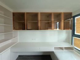 คอนโด สาทรวงเวียนใหญ่ | งานออกแบบและตกแต่งภายใน พร้อมติดตั้งบิวท์อินเฟอร์นิเจอร์ครบวงจร