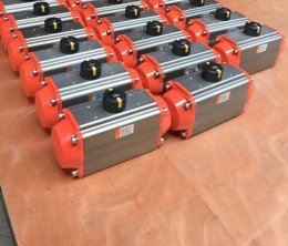 Ball Valve Stainless steel 316 3pc Pneumatic Actuator RAT Series 