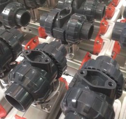 Ball Valve UPVC ประกอบหัวขับลม RAT Series