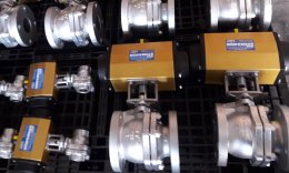 KITZ (kitazawa) ball valve + SIRCA Pneumatic Rotary Actuator