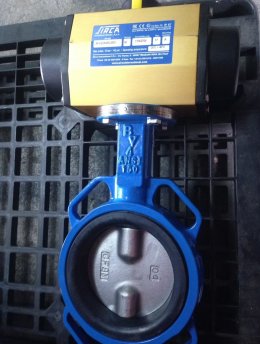 SIRCA Pneumatic Rotary Actuator + butterfly valve