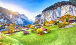 เลาเทอร์บรุนเนิน Lauterbrunnen