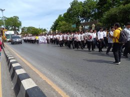 กลุ่มเอกภาพร่วมกับชาวจังหวัดลพบุรี ร่วมเดินขบวนรณรงค์ ต่อต้านยาเสพติด เนื่องในวันต่อต้านยาเสพติดโลก ประจำปี 2562