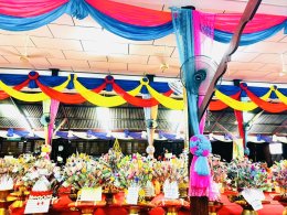 N.K Silver Leads Kathina Ceremony to Construct Phra Abhidhamma Pavilion at Nai Klang Temple