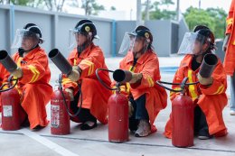 CEO Factory (TH) ซ้อมอพยพหนีไฟ อบรมดับเพลิง ความปลอดภัยในโรงงาน