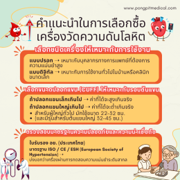 การเลือกซื้อเครื่องวัดความดันโลหิต: แบบดิจิทัล vs แบบปรอท