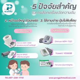 วิธีเลือกเครื่องวัดความดันให้เหมาะกับผู้สูงอายุ ปี 2026