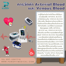 หลักการทำงานของเครื่องวัดออกซิเจนปลายนิ้ว (Finger Pulse Oximeter)