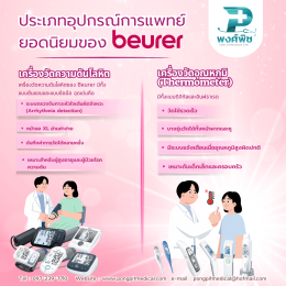 อุปกรณ์การแพทย์และเครื่องมือแพทย์ แบรนด์ Beurer คุณภาพจากเยอรมนี