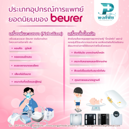 อุปกรณ์การแพทย์และเครื่องมือแพทย์ แบรนด์ Beurer คุณภาพจากเยอรมนี