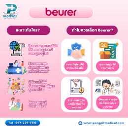 อุปกรณ์การแพทย์และเครื่องมือแพทย์ แบรนด์ Beurer คุณภาพจากเยอรมนี