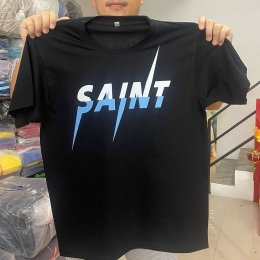 เสื้อยืดพิมพ์ลายตัวอักษร สกรีน dft