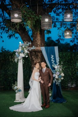 DUSTY BLUE THEMED WEDDING 