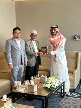 คณะผู้แทนจากประเทศไทยเข้าเยี่ยมมูลนิธิกษัตริย์อับดุลลอฮ์เพื่อมนุษยธรรม