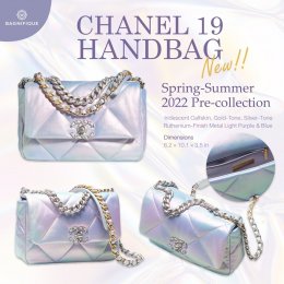 CHANEL 19 HANDBAG Spring - Summer 2022 Pre - Collection