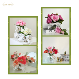 The right vase of flowers, on the desk that my heart truly loves.