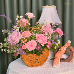 แต่งบ้านสไตล์ French Country & Modern Vintage ด้วย Lunar Basket ตะกร้าดอกไม้สานสุดชิค!