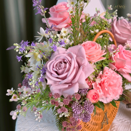 แต่งบ้านสไตล์ French Country & Modern Vintage ด้วย Lunar Basket ตะกร้าดอกไม้สานสุดชิค!