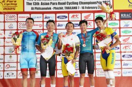 ธุรกิจ-อดิศักดิ์ คว้าทองมาสเตอร์ ธนภัทร สกุลแตร สู้อย่างสุดหัวใจ เป็นตะคริวรอบสุดท้ายแต่ปั่นจนจบ คว้าทองแดงโรดเรซชิงแชมป์เอเชีย