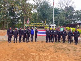 ตรวจเยี่ยมกำลังพลชายแดนสาละวิน