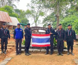 ตรวจเยี่ยมกำลังพลชายแดนสาละวิน