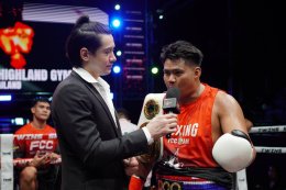 อึ้ง ทึ่ง น็อก! "อเลสซิโอ" เสียเข็มขัดแชมป์โลก WBF WORLD ให้กับ"ทินภพ" ในศึก FCC 14 - NARIS - HIGHLAND BOXING PROMOTIONS