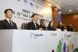 มีตเดอะเพรสฯซีเกมส์ 4 รอบ ทัพไทยคว้าแล้ว 111 เหรียญทอง